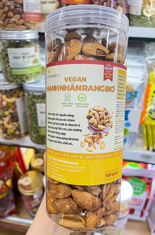 Hạnh nhân rang bơ 500g