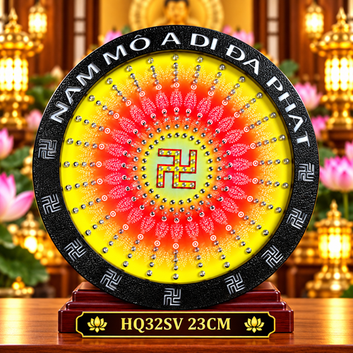 Hào Quang 32SV 23CM VẠN DI ĐÀ VIỀN ĐEN