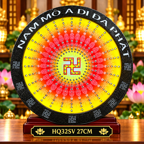 Hào Quang 32SV 27CM VẠN DI ĐÀ VIỀN ĐEN