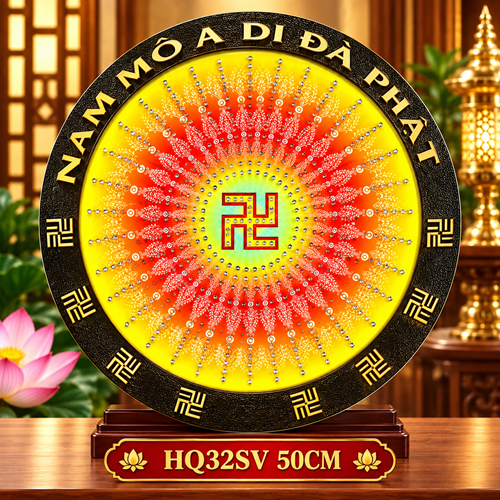 Hào Quang 32SV 50CM VẠN DI ĐÀ VIỀN ĐEN