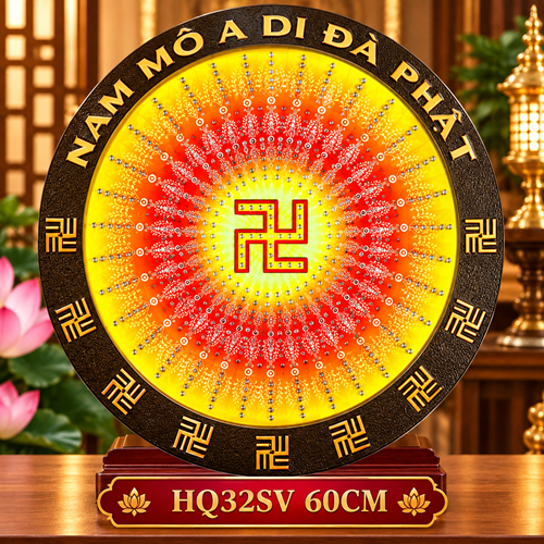 Hào Quang 32SV 60CM VẠN DI ĐÀ VIỀN ĐEN