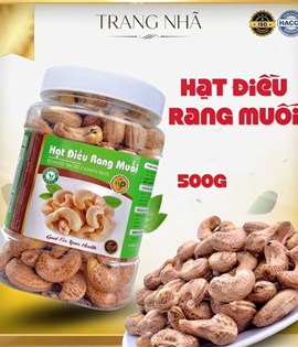 HẠT ĐIỀU RANG MUỐI 500GR