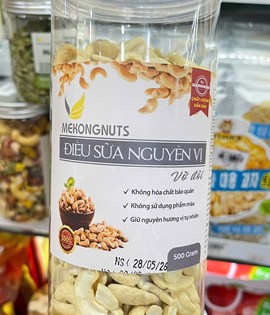 Hạt điều sữa nguyên vị 500g