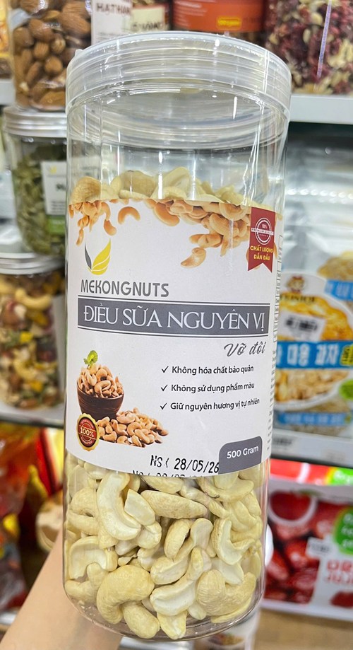 Hạt điều sữa nguyên vị 500g