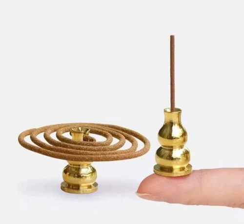 Hồ lô cấm nhang đồng