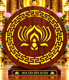 HOA VĂN ĐÈN 50CM SEN