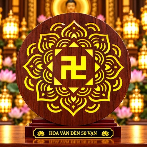 HOA VĂN ĐÈN 50CM VẠN