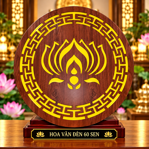 HOA VĂN ĐÈN 60CM SEN