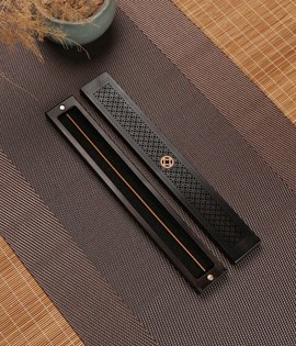 Hộp gỗ mun-PVN51-họa tiết đồng xu