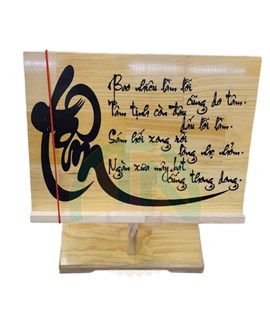 Kệ gỗ thư pháp MS1
