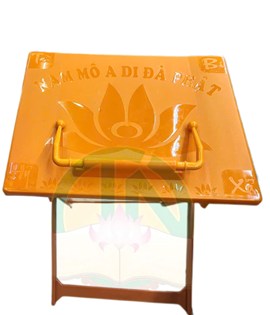 Kệ nhựa xếp nâu
