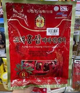 Kẹo hống sâm vitamin 200g