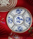Khay mây có nắp vẽ