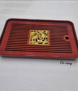 KHAY TRÀ NHỰA CON CÁ