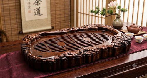 KHAY TRÀ NHỰA TÙNG HẠT