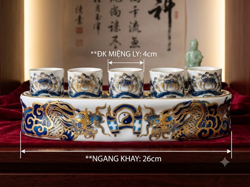 kỷ 5 to vàng nổi lam