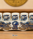 Kỷ ngai 5 vàng nổi lam