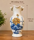 Lọ lượn miệng men rạn h31 sen