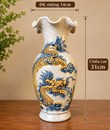 Lọ lượn miệng men rạn h3 rồng
