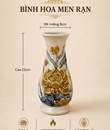 lọ huệ men rạn h22