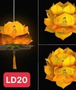 lồng đèn hoa sen lớn LD20 vàng