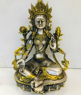 lục độ mẫu tara xanh 20cm