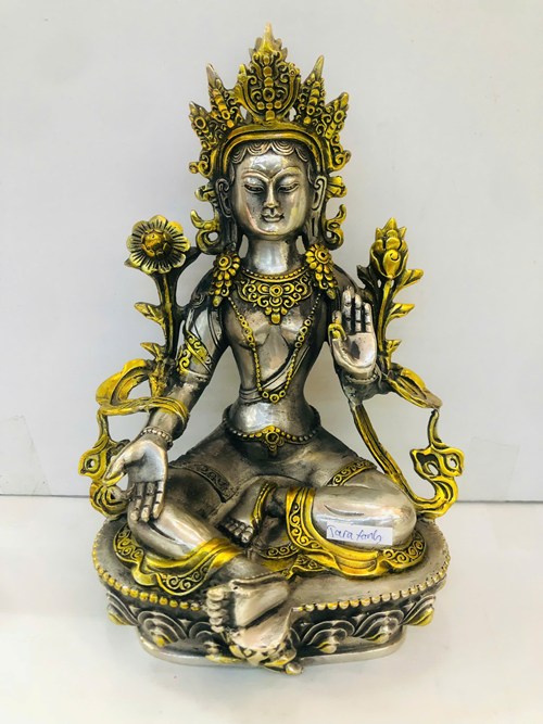 lục độ mẫu tara xanh 20cm