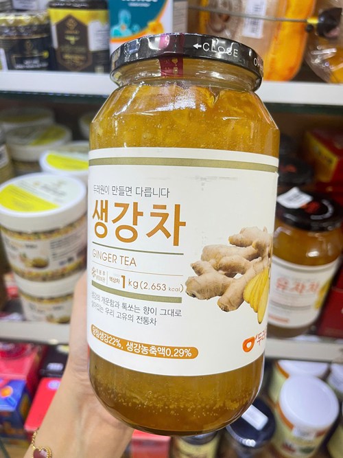 Mật ong gừng hàn quốc 1kg