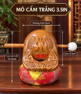 Mõ Cẩm Trắng 3.5in