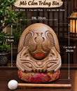 Mõ Cẩm Trắng 8in