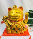 Mèo ngoắc tay vàng 10in