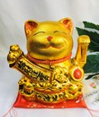 Mèo ngoắc tay vàng 9in
