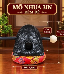 Mõ nhựa kèm đế 3in