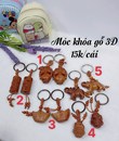 Móc Khóa Gỗ 3D