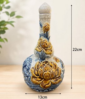 Nậm 2 bầu men rạn s2 sen