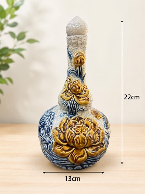 Nậm 2 bầu men rạn s2 sen