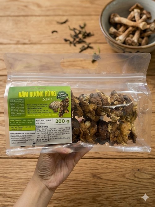 nấm hương rừng 200gr