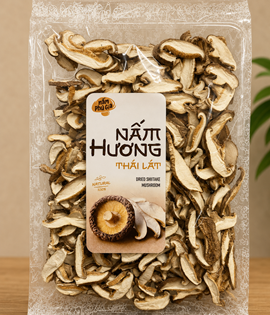 nấm hương thái lát 100gr