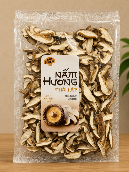 nấm hương thái lát 100gr