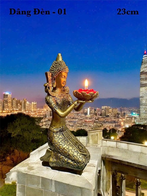nàng tiên dâng đèn DD01