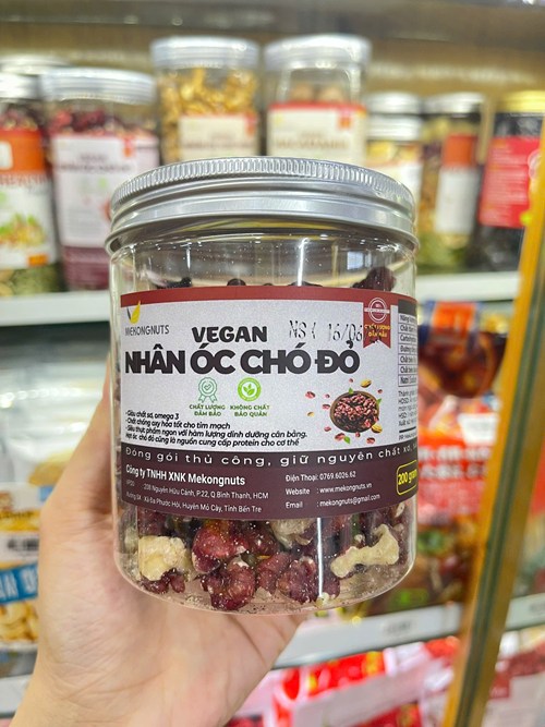 Nhân óc chó đỏ 200g