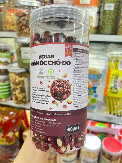 Nhân óc chó đỏ 400g