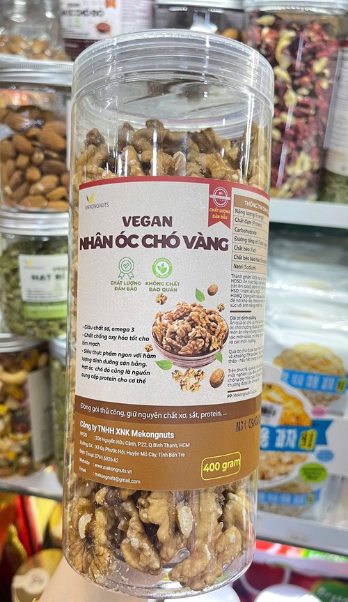 Nhân óc chó vàng 400g