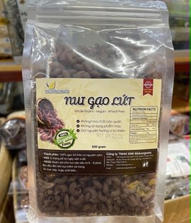 Nui gạo lứt 500g