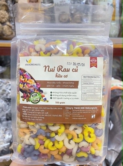 Nui rau củ 500g