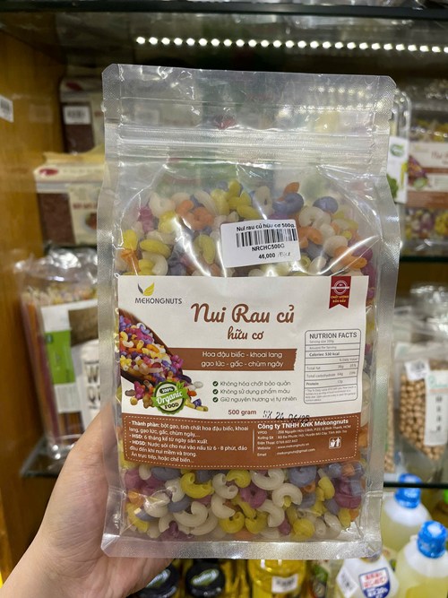 Nui rau củ hữu cơ 500g