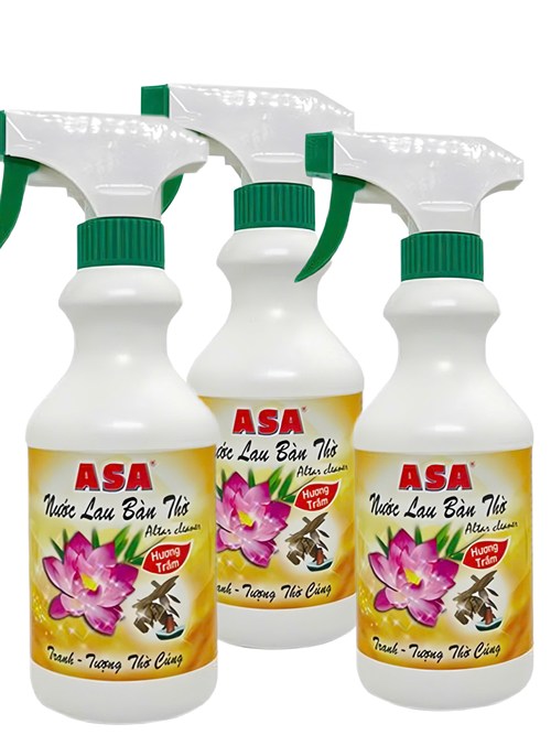 Nước lau bàn thờ hương trầm 300ml