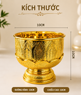Ô NHỰA KHÔNG NẮP SỐ 10 VÀNG
