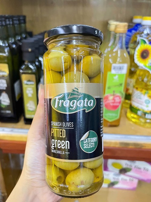 Olive xanh trái nhỏ 335g