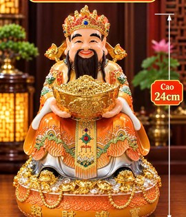 ông thần tiền đá 5201 8in cam